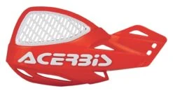 Acerbis Uniko Vented Handguards -Rev Zilla Shop acerbis guard hand uniko vent wy red white