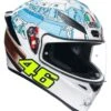 AGV K1 S Rossi Winter Test 2017 Helmet (2XL) -Rev Zilla Shop agvk1 s rossi winter test2017 helmet white blue