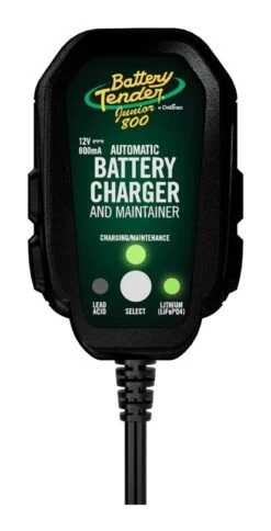 Battery Tender Junior 800MA 12V Selectable Chemistry Battery Charger
