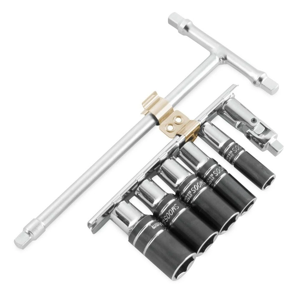 BikeMaster 1/4" Drive T-Handle Wrench With Sockets & Swivel 3 BikeMaster 1/4" Drive T-Handle Wrench With Sockets & Swivel