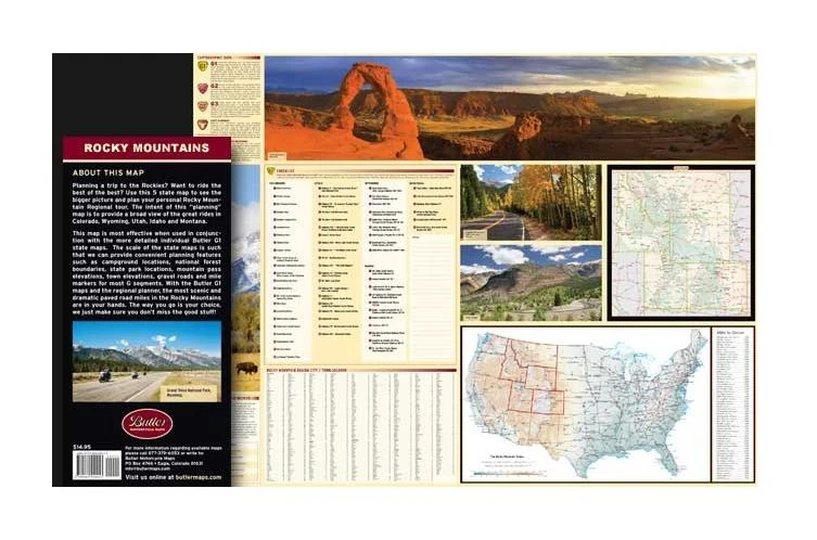 Butler Maps Rocky Mountain Collection 6 Butler Maps Rocky Mountain Collection - Image 4