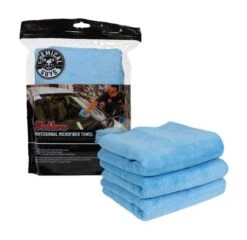 Chemical Guys Workhorse Professional Microfiber Towel - 3 Pack -Rev Zilla Shop chemical guys workhorse professional microfiber towel3 pack 1
