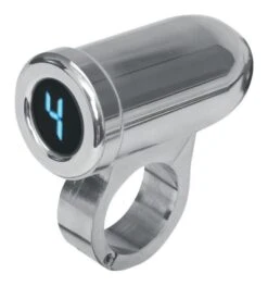Dakota Digital 1000 Series Gear Indicator -Rev Zilla Shop dakota digital1000 series gear indicator chrome housing blue display
