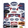 D'COR Visuals Retro KTM Decal Sheet -Rev Zilla Shop dcor visuals retro ktm decal sheet
