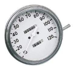 Drag Specialties 5" FL Style Speedometer For Harley