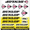 Factory Effex Dunlop Sticker Sheet -Rev Zilla Shop factory effex dunlop sticker sheet
