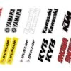 Factory Effex Universal Fork And Swingarm Stickers -Rev Zilla Shop factory effex generic fork and swingarm stickers husqvarna