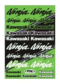 Factory Effex Kawasaki Ninja Sticker Sheet