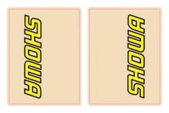 FLU Designs Upper Fork Decals -Rev Zilla Shop flu designs upper fork decals showa yellow black