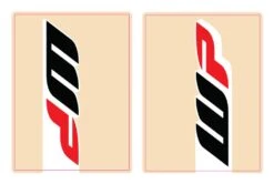 FLU Designs Upper Fork Decals -Rev Zilla Shop flu designs upper fork decals wp red black white