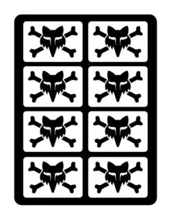 Fox Racing Victory Logo Sticker Pack