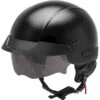 GMax HH75 Helmet Black / MD [Blemished - Good] -Rev Zilla Shop g max hh75 helmet black md blemished good black