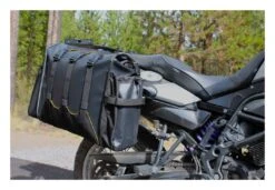 Giant Loop Round The World Saddlebags Complete Kit For 16-18mm Round Tubing Racks -Rev Zilla Shop giant loop round the world panniers 4