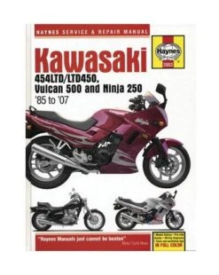Haynes Manual Kawasaki 454LTD/LTD450 / Vulcan 500 / Ninja 250 1985-2007