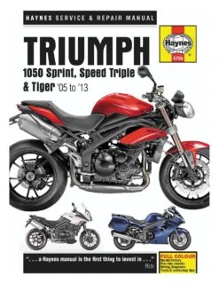 Haynes Manuals Manual Triumph Speed Triple / Sprint ST / Tiger 1050 2005-2015