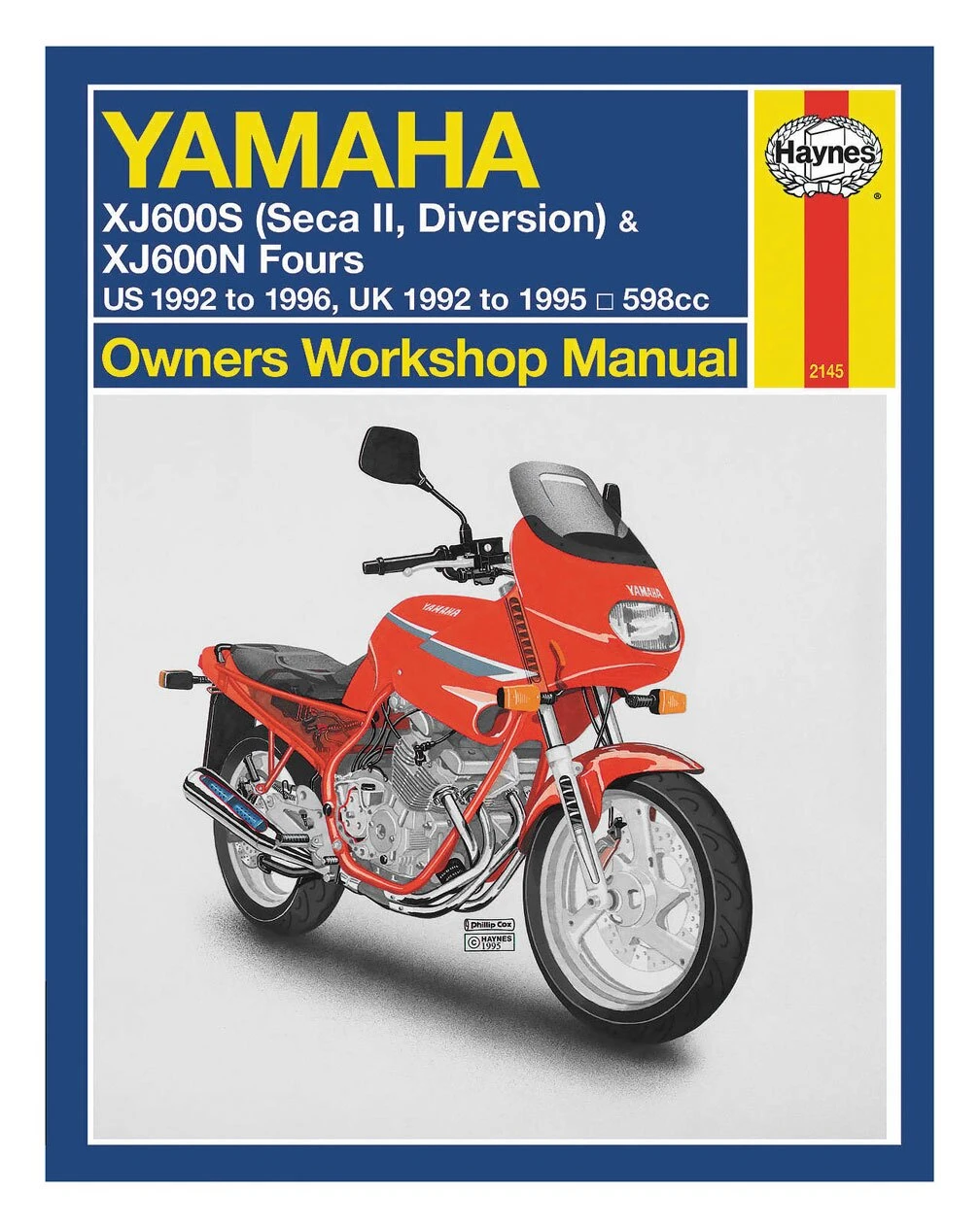 Haynes Manual Yamaha Seca Ll / XJ600 1992-1998 3 Haynes Manual Yamaha Seca Ll / XJ600 1992-1998