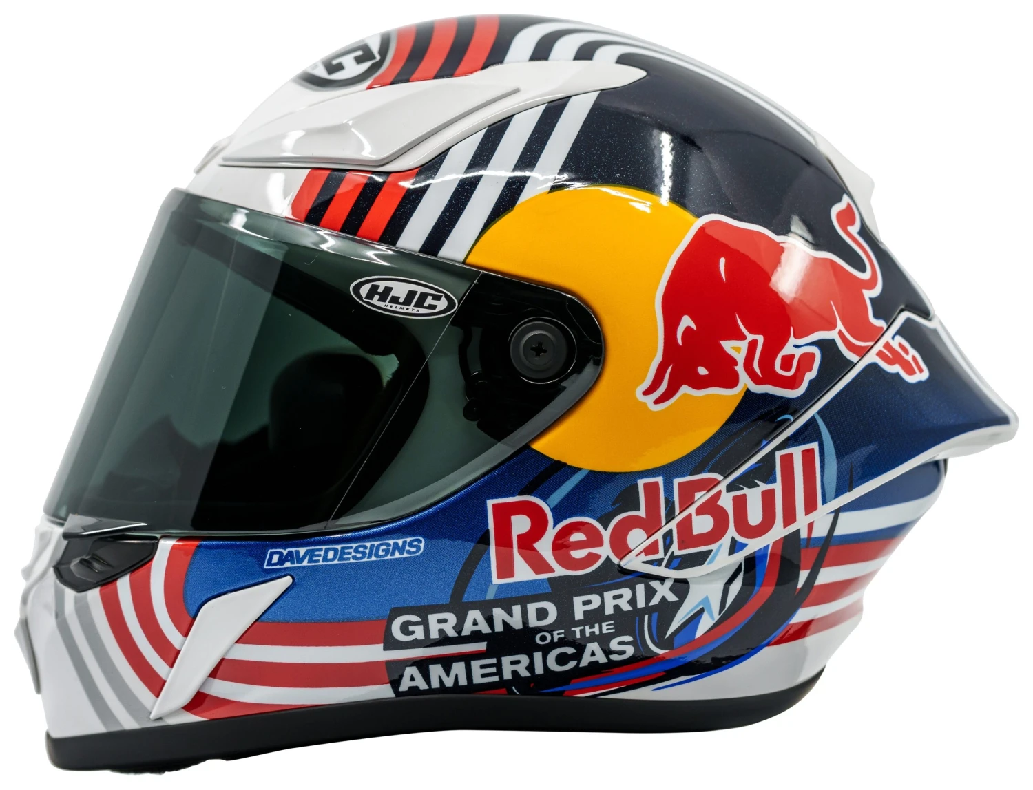 HJC Miniature RPHA 1N Limited Edition Red Bull Replica Helmet 5 HJC Miniature RPHA 1N Limited Edition Red Bull Replica Helmet - Image 3