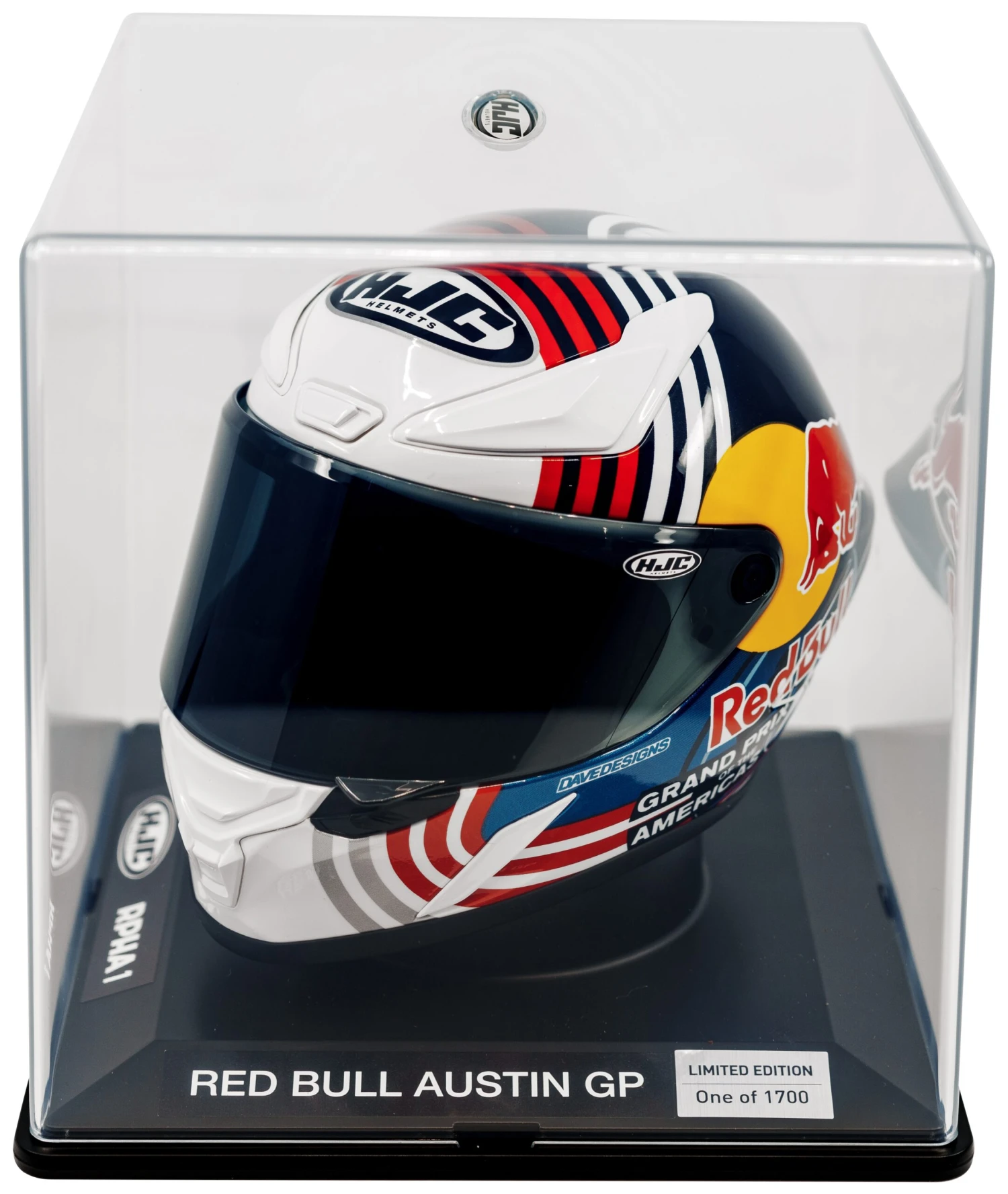 HJC Miniature RPHA 1N Limited Edition Red Bull Replica Helmet 3 HJC Miniature RPHA 1N Limited Edition Red Bull Replica Helmet