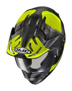 HJC DS-X1 Synergy Helmet -Rev Zilla Shop hjcdsx1 synergy helmet black hi viz 2
