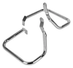 HogWorkz Rear Saddlebag Guards For Harley Softail 2000-2017 -Rev Zilla Shop hog workz0017 harley softail rear saddlebag guards 1