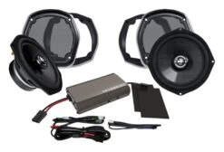 Hogtunes Lower Fairing Amplifier / Speaker Kit For Harley Touring 1998-2013