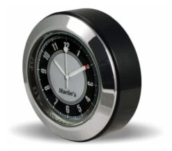 Marlin's Universal Clock / Thermometer With Tape-On / Screw-On Mount -Rev Zilla Shop marlins tocs white celsius temp chr classic black silver clock 1