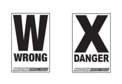 Moose Racing Course Markers -Rev Zilla Shop moose racing course arrow danger warn 2