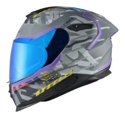 Nexx Y.100R Urbangram Helmet -Rev Zilla Shop nexx y100 r urbangram helmet nardo grey purple