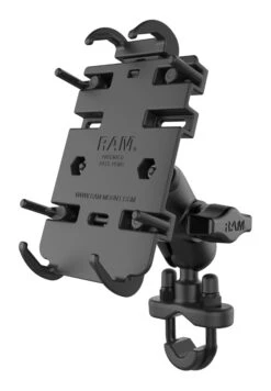 RAM Mounts Quick-Grip Phone Mount With Handlebar U-Bolt Base