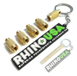 Rhino USA 0-60 PSI Tire Deflator Keychain