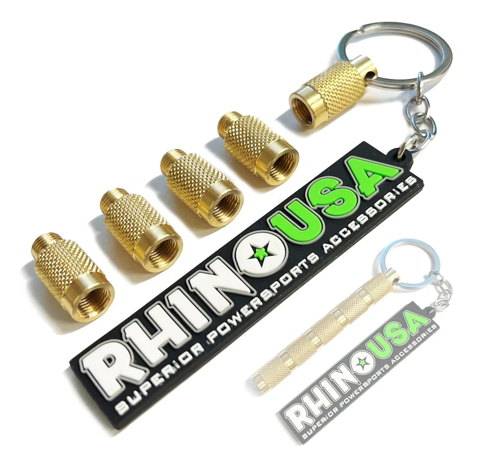 Rhino USA 0-60 PSI Tire Deflator Keychain 3 Rhino USA 0-60 PSI Tire Deflator Keychain