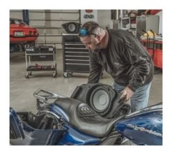 Rockford Fosgate Dual 10" Saddlebag Subwoofer Kit For Harley Touring 2014-2024 -Rev Zilla Shop rockford fosgate dual in saddlebag subs14 touring 5