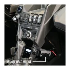 Rugged Radios Remote Head Mount Kit Can-Am Maverick X3 2017-2025 -Rev Zilla Shop rugged radios can am maverick x3 remote head mount kit 3