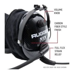 Rugged Radios Ultimate Alpha Audio Headset With Volume Control -Rev Zilla Shop rugged radios ultimate alpha audio headsetwith volume control 3