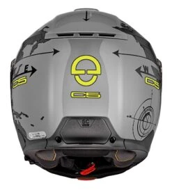 Schuberth C5 Globe Helmet Grey / SM [Blemished - Very Good] -Rev Zilla Shop schuberth c5 globe helmet grey sm blemished very good grey 4