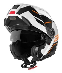 Schuberth C5 Master Helmet -Rev Zilla Shop schuberth c5 master helmet black white orange 1