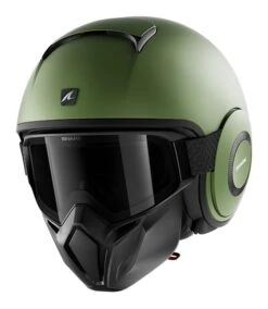 Shark Street Drak Helmet -Rev Zilla Shop shark street drak helmet solid matte green