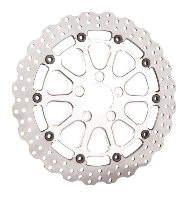 SlyFox Performance Full Floating 13" Front Brake Rotors For Harley Touring 2008-2025 4 SlyFox Performance Full Floating 13" Front Brake Rotors For Harley Touring 2008-2025 - Image 2