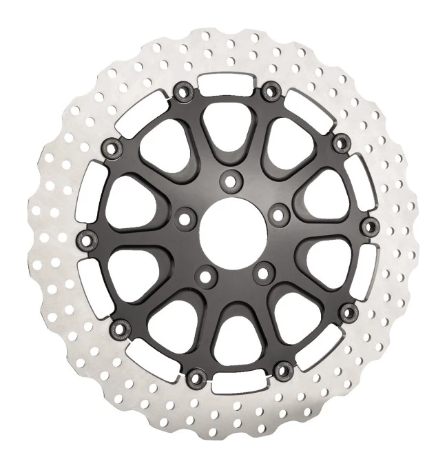 SlyFox Performance Full Floating 13" Front Brake Rotors For Harley Touring 2008-2025 3 SlyFox Performance Full Floating 13" Front Brake Rotors For Harley Touring 2008-2025