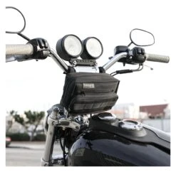 Thrashin Supply Handlebar Bag Plus -Rev Zilla Shop thrashin supply co handlebar bag plus black